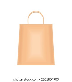 Shopping Bag Eco Packaging Mockup Icon