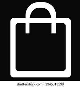 shopping bag flat icon