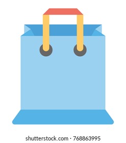 
Shopping Bag Flat Icon 
