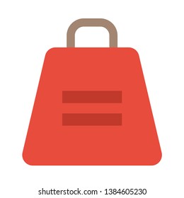 Shopping bag flat icon.You can be used shopping bag icon for several purposes like: websites, UI, UX, print templates, presentation templates, promotional materials, web and mobile phone apps