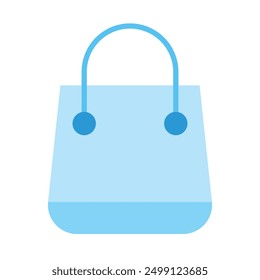 Shopping Bag Flat Icon Design For Personal nad Commercial Use