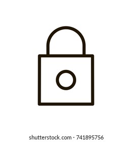 Shopping bag flat icon. Single high quality outline symbol of e-commerce for web design or mobile app. Thin line signs of shopping for design logo, visit card, etc. Outline logo of bag