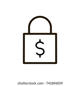 Shopping bag flat icon. Single high quality outline symbol of e-commerce for web design or mobile app. Thin line signs of shopping for design logo, visit card, etc. Outline logo of bag