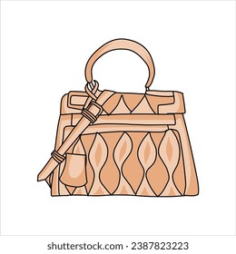shopping bag flat illustration design. blue, orange, red, yellow bag packages isolated on white background. handbag. 3d shopping bag icon. vector bag. shopping design assets