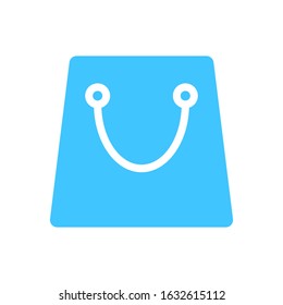 shopping bag flat vector icon - ui icon vector
