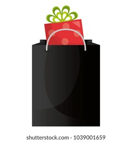 shopping bag with gift
