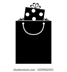 shopping bag with gift