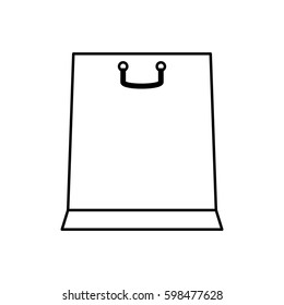 Shopping bag gift icon vector illustration graphic design