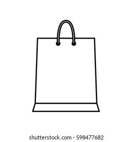 Shopping bag gift icon vector illustration graphic design