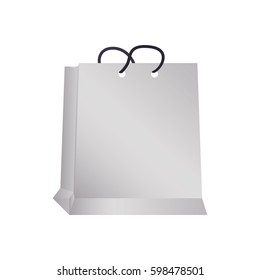 Shopping bag gift icon vector illustration graphic design