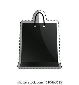 Shopping bag gift icon vector illustration graphic design
