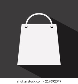 shopping bag graphic design , vector illustration