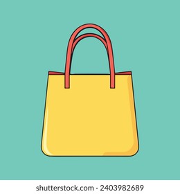 shopping bag , handbag women , ladies vector design 