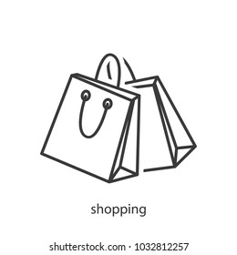 Shopping bag icon