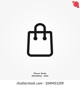 Shopping bag icon.