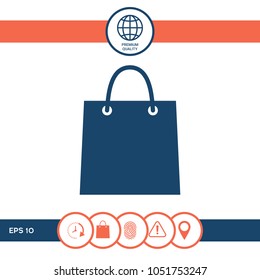Shopping bag icon