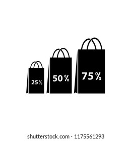 Shopping bag icon
