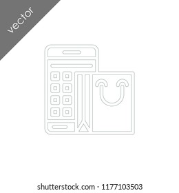shopping bag icon