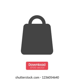 Shopping bag icon.