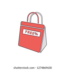 Shopping bag icon