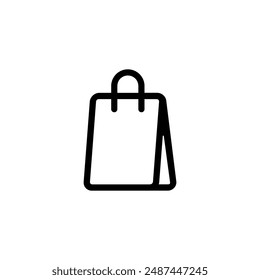 Shopping bag icon. Bag icon