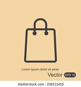 Shopping bag icon