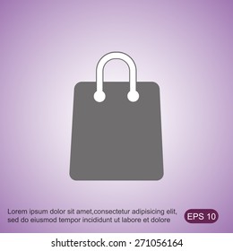 Shopping bag icon