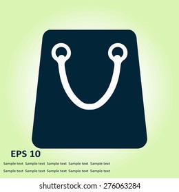 Shopping bag icon.