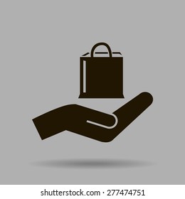 Shopping bag icon