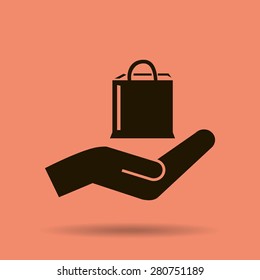 Shopping bag icon