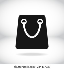 Shopping bag icon.