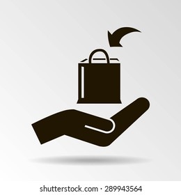 Shopping bag icon