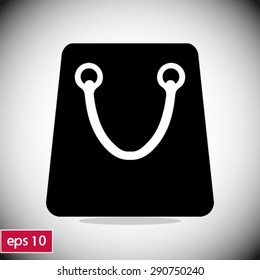 Shopping bag icon.