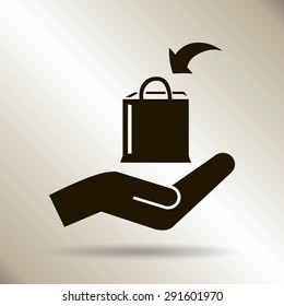 Shopping bag icon