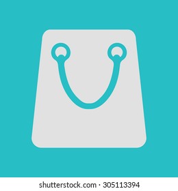 Shopping bag icon.