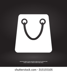 Shopping bag icon.