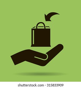 Shopping bag icon