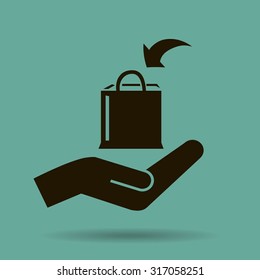 Shopping bag icon