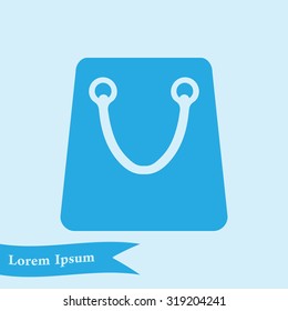 Shopping bag icon.