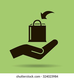 Shopping bag icon