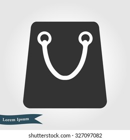 Shopping bag icon.