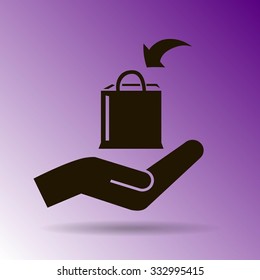 Shopping bag icon