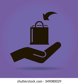 Shopping bag icon