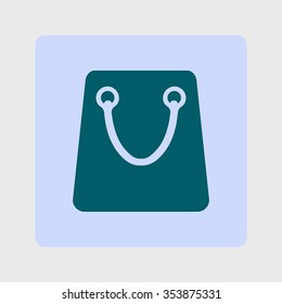 Shopping bag icon.