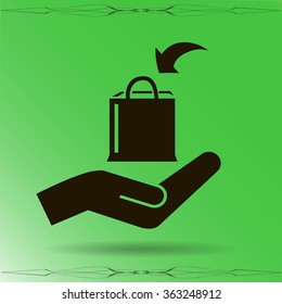 Shopping bag icon
