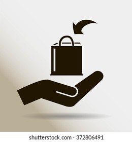 Shopping bag icon