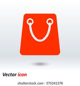 Shopping bag icon.