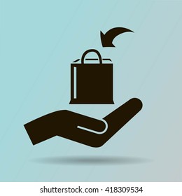 Shopping bag icon