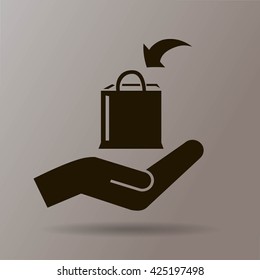 Shopping bag icon