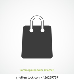 Shopping bag icon
